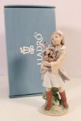 Lladro - A boxed Lladro Privilege figure, # 8362, Morning Melodies,