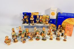 Goebel - A collection of various Hummel figures / groups, largest approximately 13 cm (h),