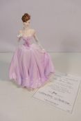 A limited edition Coalport figure for Compton & Woodhouse from The Romantic Ballgowns Collection,