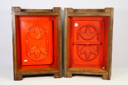 Two early 20th century decorative feature moulds