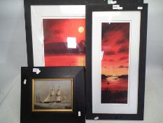 Two pencil signed prints by Jeff Sudders, Golden Glow, Windermere and Sunset Symphony,