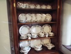 Wedgwood - a Dinner Service decorated in the Hathaway Rose pattern,