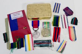 Reenactment - Lot to include a quantity of medal ribbons,