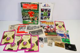 A mixed lot to include rugby league Challenge Cup Final programme 1953 Huddersfield v St Helens,