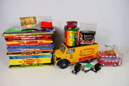 A collection of annuals and some promotional vehicles to include: The Dandy Book 1986,