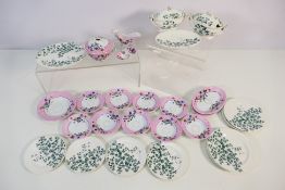 Ridgways - 2 x part miniature dinner sets,