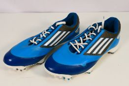 Adidas - A pair of Adizero Light golf shoes in blue and white, UK size 9,