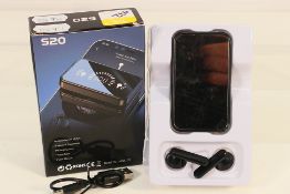 Ear buds- A pair of S20 wireless headphones with digital display charging protective case,