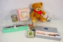 A quantity of Christening gifts to inclu