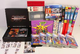 A collection of video tapes to include a limited edition Stingray 9 Video Box Set, a James Bond 007,