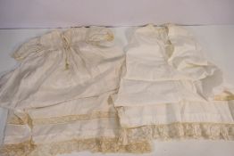 Two vintage christening robes.