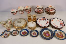 A quantity of mixed ceramics to include Imari palette Paragon tea wares, Minton,