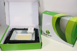 Two boxed Viugreum 200WB LED waterproof floodlights. [2].