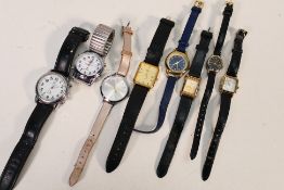A collection of wristwatches to include Rotary, Limit and similar.