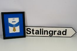 Military Reenactment - A framed reenactm
