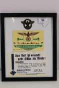 Military Reenactment - A framed reenactm