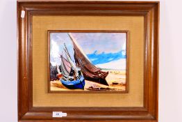 After Courbet, Fishing Boats On The Deau