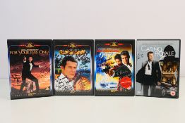 James Bond, 007 - Four James Bond DVDs,