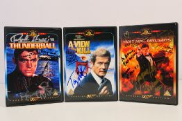 James Bond, 007 - Three James Bond DVDs,