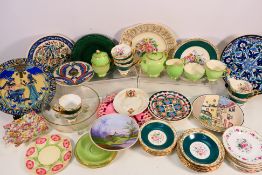 A mixed lot of ceramics. [W]