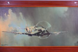 A large print depicting a Supermarine Sp