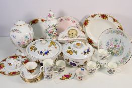 A collection of mixed ceramics to includ