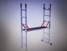 Youngman 100 Pro-Deck Multifunctional Mini Scaffold Combination Ladders,
