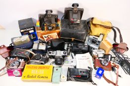 Photography - A collection of cameras and accessories to include an Olympus 35RC,