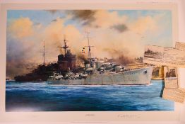 A limited edition print by Robert Taylor titled H.M.