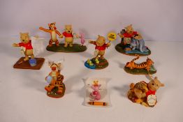 Disney - A quantity of Pooh & Friends figures / groups to include Havin' A Honey Of A Time, Hello...