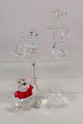 Disney - Four items of Swarovski Crystal relating to Winnie The Pooh comprising Eeyore, Tigger,
