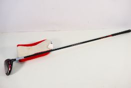 A Callaway Diablo Edge 4 wood, regular flex graphite shaft, right handed.