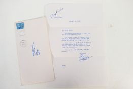 Bing Crosby - A letter from Bing Crosby