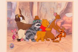 Disney - A limited edition Winnie The Pooh Sericel entitled Fun To Be A Tigger,