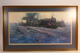 David Shepherd - A signed, limited edition colour print entitled Black Five Country,