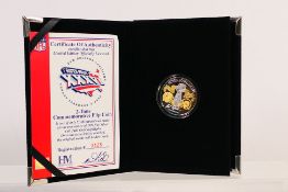 American Football - A limited edition Super Bowl XXXVI 2-Tone Commemorative Flip Coin, minted in .