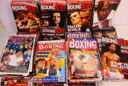 A quantity of Boxing News magazine, 1990's and later, two boxes. [2].