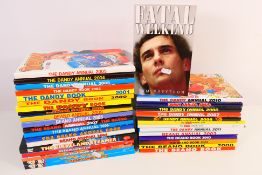 A collection of children's annuals, Beano and Dandy,