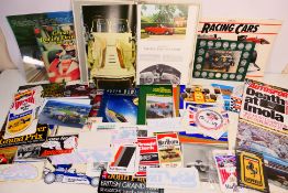 Lot to include a History Of The Motor Car binder,
