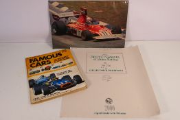 Lot to include a part complete Famous Cars sticker album by Top Sellers Ltd,