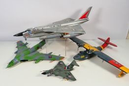 Airfix - Four unboxed built model aircra