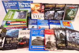 A quantity of various publications relating to railway / steam trains to include Gallery Of Steam,