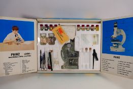 A boxed Prinz Microscope Set, Model 380L.
