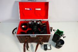 Photography - A camera case containing a