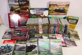 A collection of railway / steam locomotive related DVDs and DVD box sets to include Archive Of
