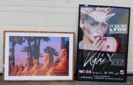 A framed photographic image of the Avenue Of Sphinxes, Luxor,