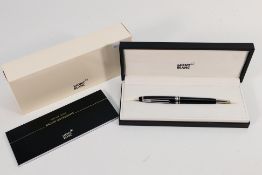 A Montblanc Meisterstuck ballpoint pen, serial number MBFC3H0W4,