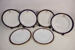 White Star Line - Six Spode Copeland's China 9.