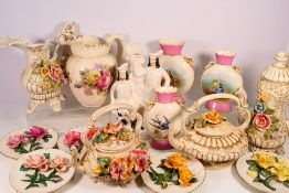 A collection of Capodimonte pieces,