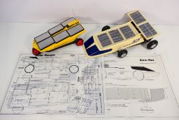 Solar Ray an Solar Ranger - Two RC solar powered vehicles,